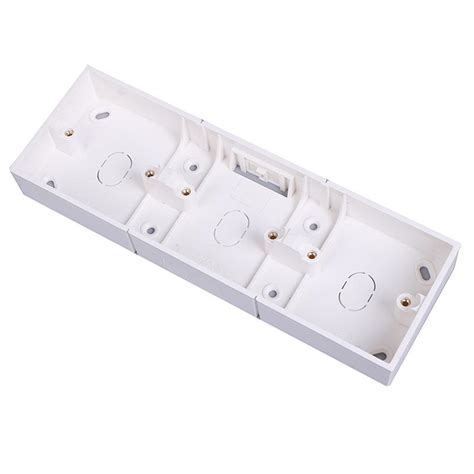 a 3 way switch in a electrical box|3 gang socket back box.